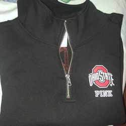 Ohio state Pink Pullover Xs