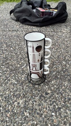 4 cup Paris Coffee set