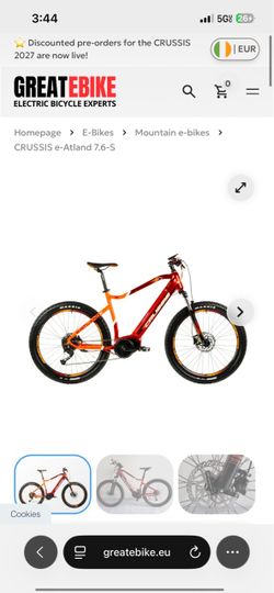 CRUSSIS e-Atland 7.6-S 2021 E-Bike – Panasonic 630Wh