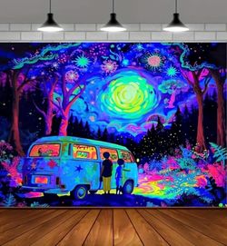 Blacklight Tapestry UV Reactive
