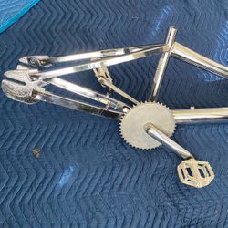 polished Chrome Redline Double X Frame And Crank