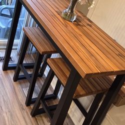 Counter Table And Chairs