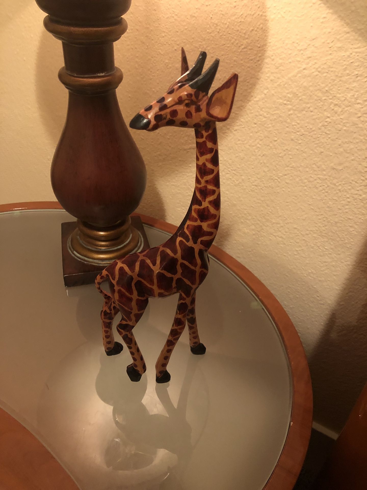 Wooden giraffe