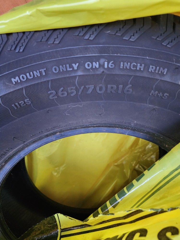 Brand NEW (16) Studded Snow Tires (For Truck)