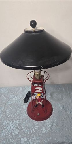 Johnnie Walker Whisky Advertising Red #2 Buoy Table Lamp Vintage 1966 WORKS!