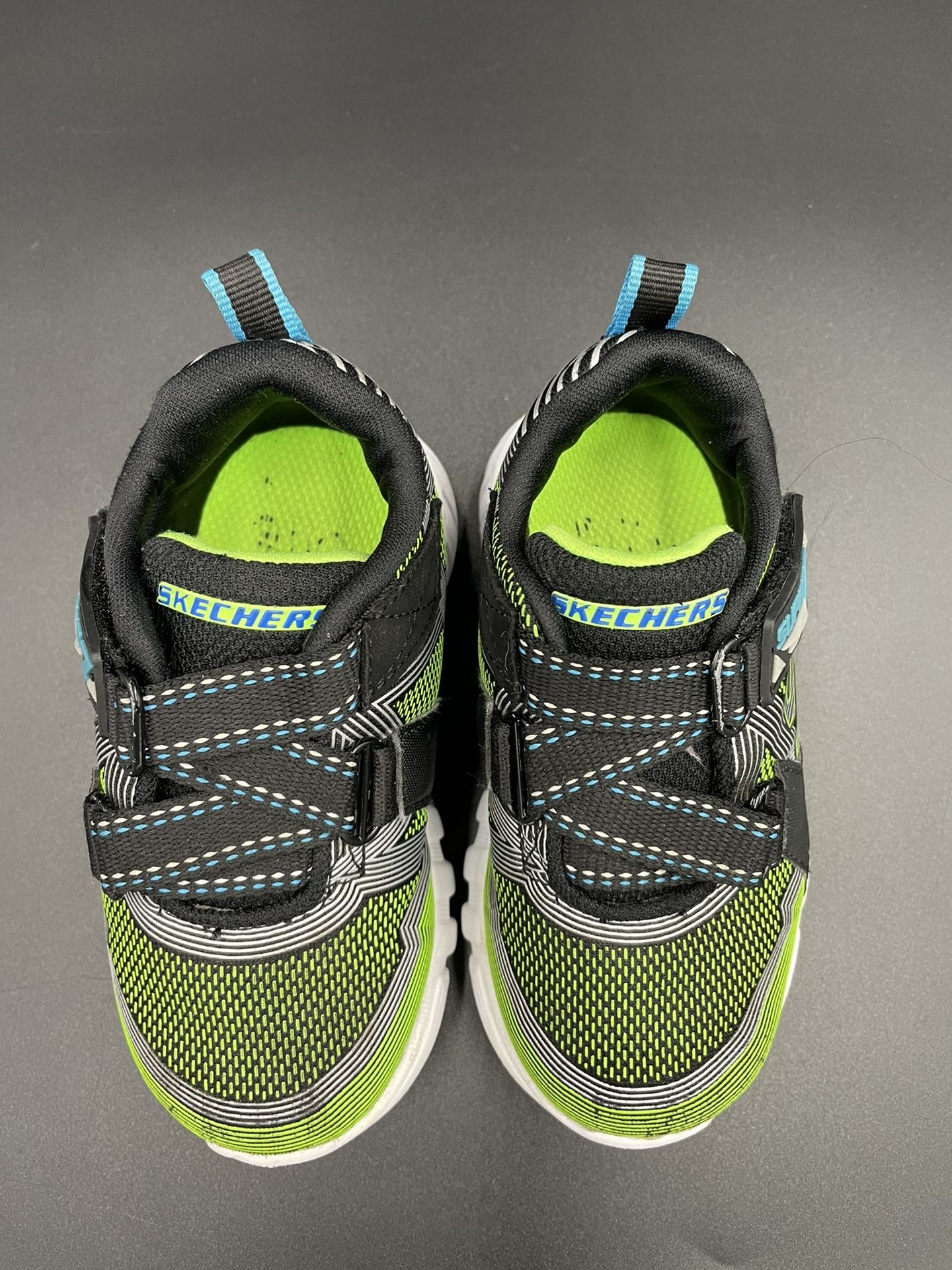 Sketchers Light Up Flex Glow Parrox Toddler Boys 7 Shoes for Sale in