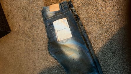 purple jeans