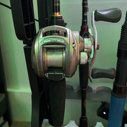 Bass  Pro Shop Qualifier Reel And Diawa Rod