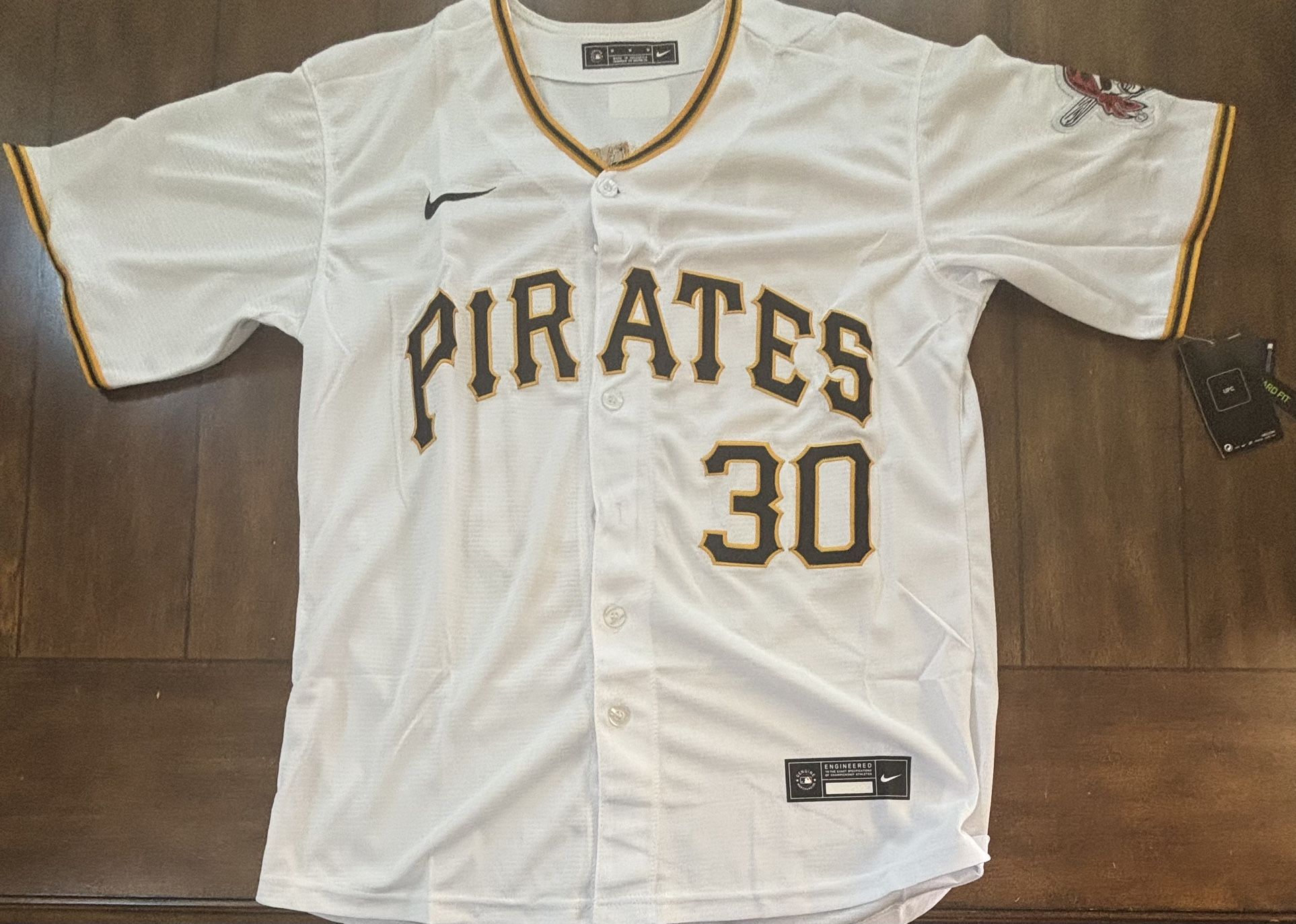 Pittsburgh Pirates Paul Skenes White Adult Medium Jersey NWT