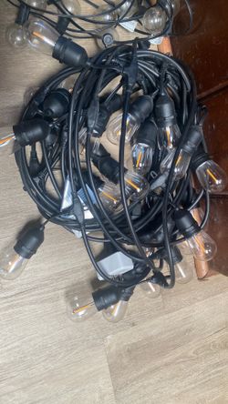 String lights.
