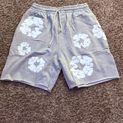 Denim Tear The Cotton Wreath Shorts 