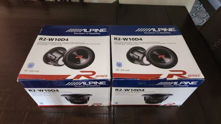 Alpine R2-W10D4 10" Subwoofers – Pair