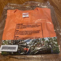 Size XL Supreme Masterpieces Tee Neon Orange brand new in bag