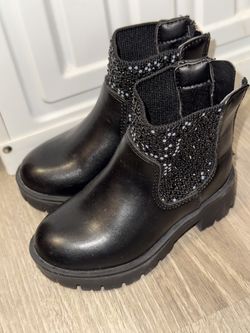 Toddler Size 6 Black Boots
