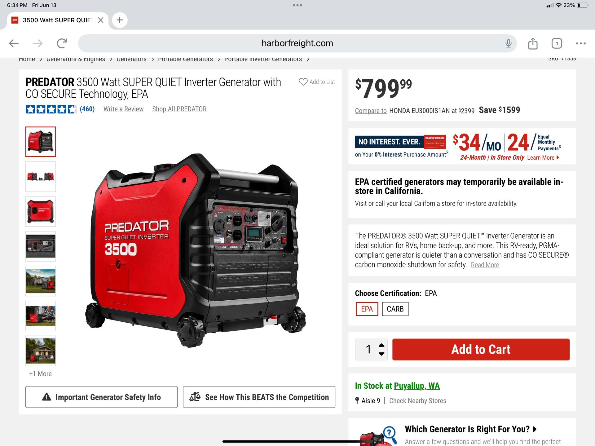 Generator 3500