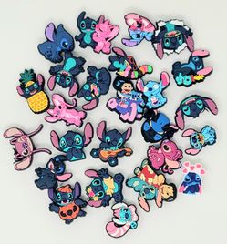 25 pcs Crocs Charms Lilo Stitch B0B