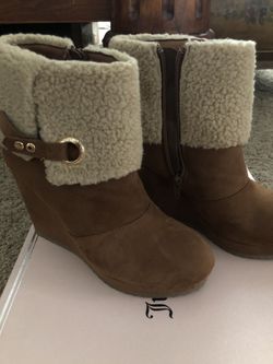 Cognac/ brown Juicy Couture boots/ booties