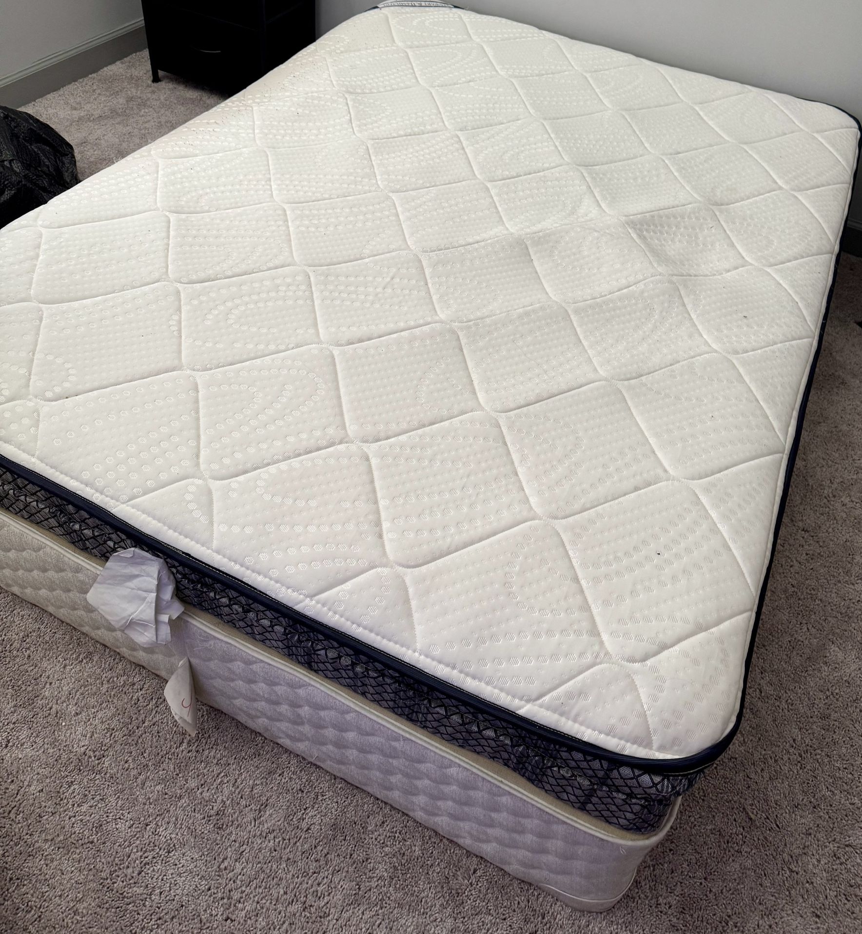 full mattress and boxspring