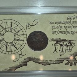 1808 Ship wrecked  coin 186 years old