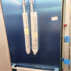 Thermador Built In 36 Inch Wide Stainless Steel Refrigerator Panel Ready 