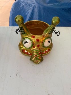 Monster Face Planter Pot