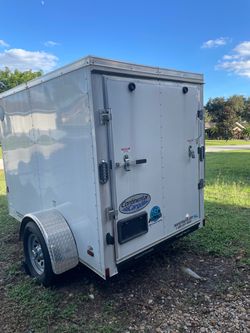 5x8 mobile detail trailer