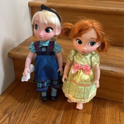 Elsa And Anna Dolls 