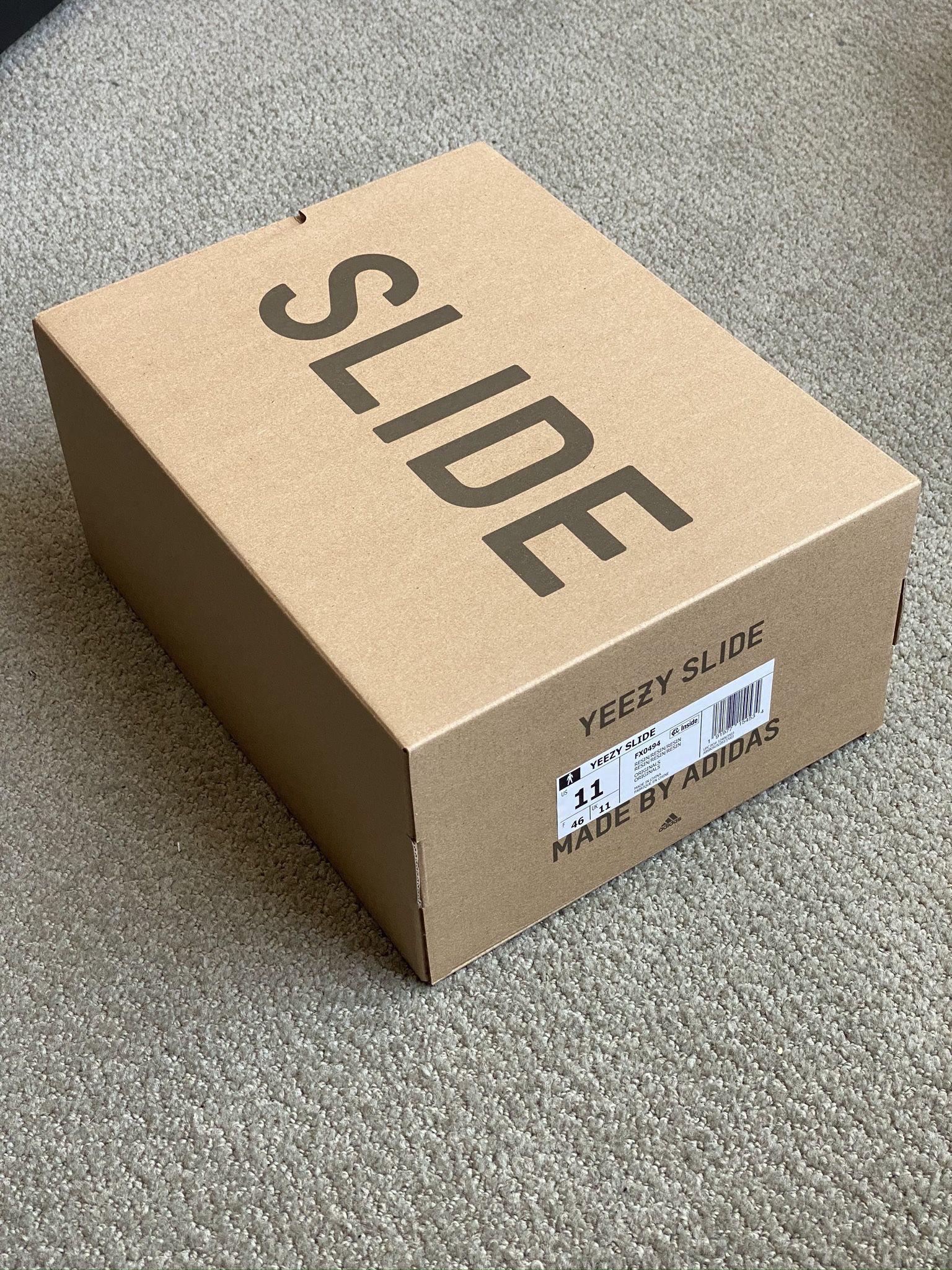 adidas gazelle silver green womens Adidas Yeezy Slide "Resin"  LacedUp