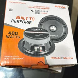 2 BRAND NEW 400 watt PRV DOOR SPEAKER BULLETS $100 OBO