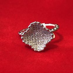Silver Ring With Cubic Zirconia