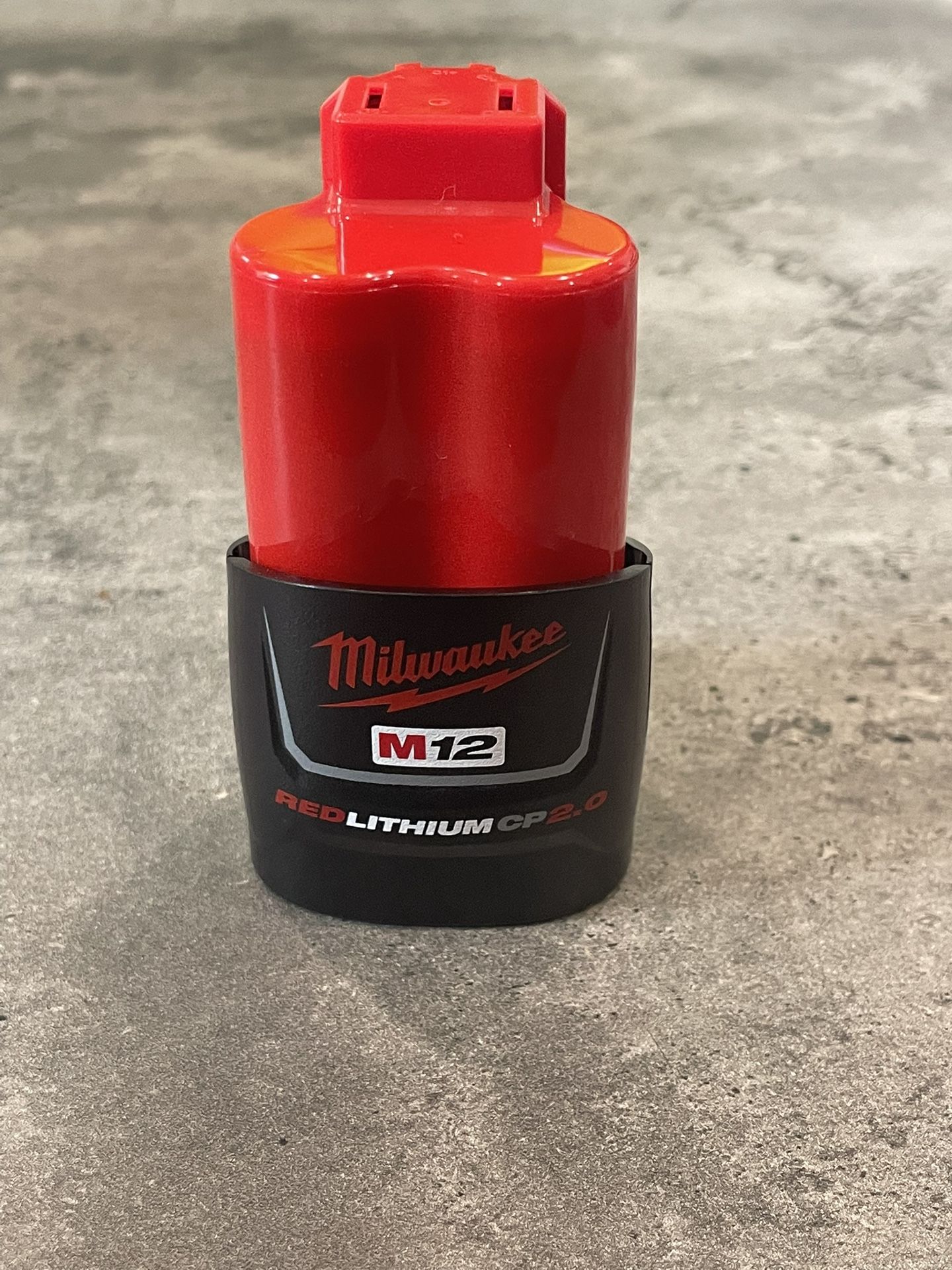 Brand New Milwaukee M12 2.0Ah Battery (48-11-2420) - REDLITHIUM CP