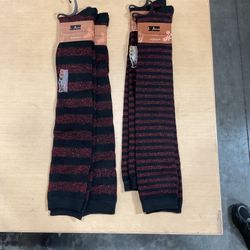 Over Knee Stocking (Shimmering Red)