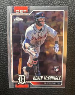 2026 Kevin McGonigle Topps Chrome Rookie Card. Detroit Tigers