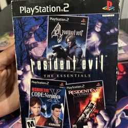 Resident Evil Essentials PS2 Bundle - COMPLETE