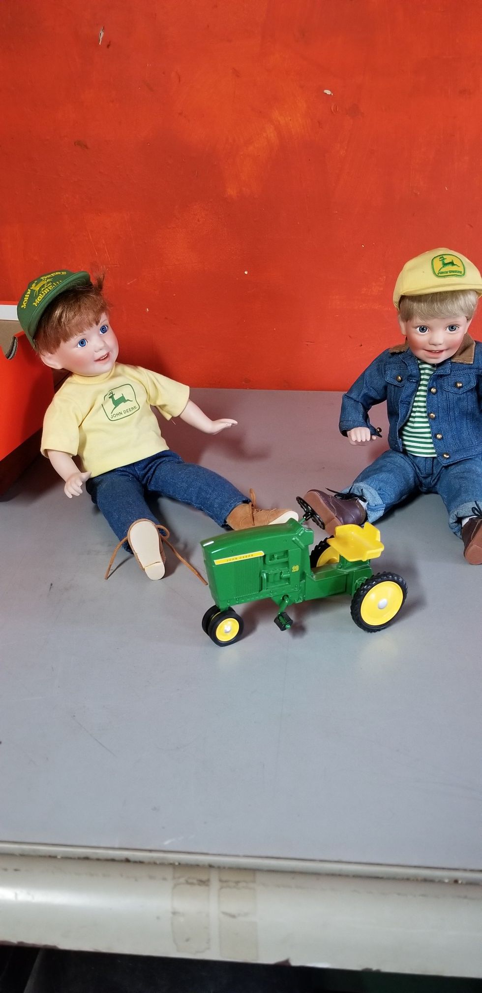 John deer dolls for pair with tractor