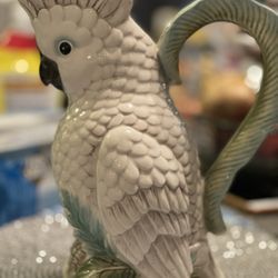 Fitz And Floyd  Cockatoo Pitcher 