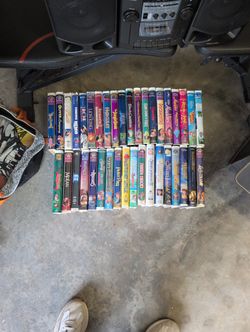38 Disney VHS tapes
