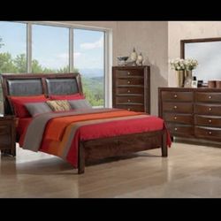 *Weekend Flash Sale!!!*---Mature Emily Merlot Bedroom Sets---From $399!!!---Delivery/$10 Down Financing😉
