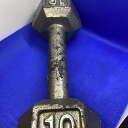 10 Pound Weight Barbell Iron