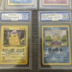 8 Mitsuhiro Arita Signed Pokemon Pikachu Charmander Squirtle Bulbasaur Charizard Pokémon