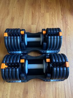 Set of 55 adjustable dumbbells and bench , Nordictrac