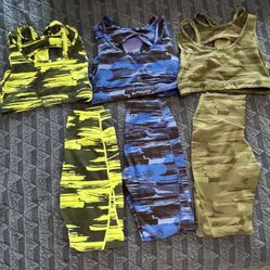 ALPHALETE Activewear Sets - Sports Bras & Leggings