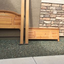 Queen Bed And Nightstand $25