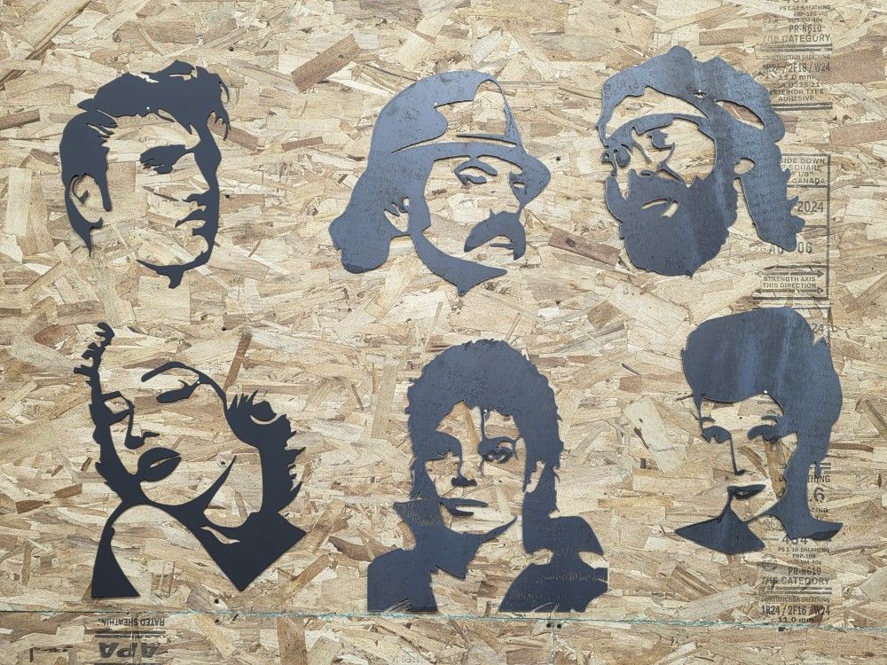 Famous People Metal Wall Art