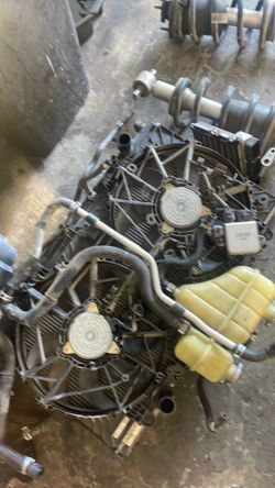 2019 q60 3.0 infinity radiator condenser complete cooling system with fans