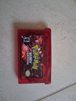 Pokemon ruby version Gameboy advance