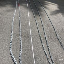 140 Feet 3/8 Galvanized Chain -new!
