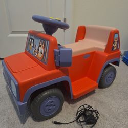 Bluey Ride-On Car with Charger – Works Great!