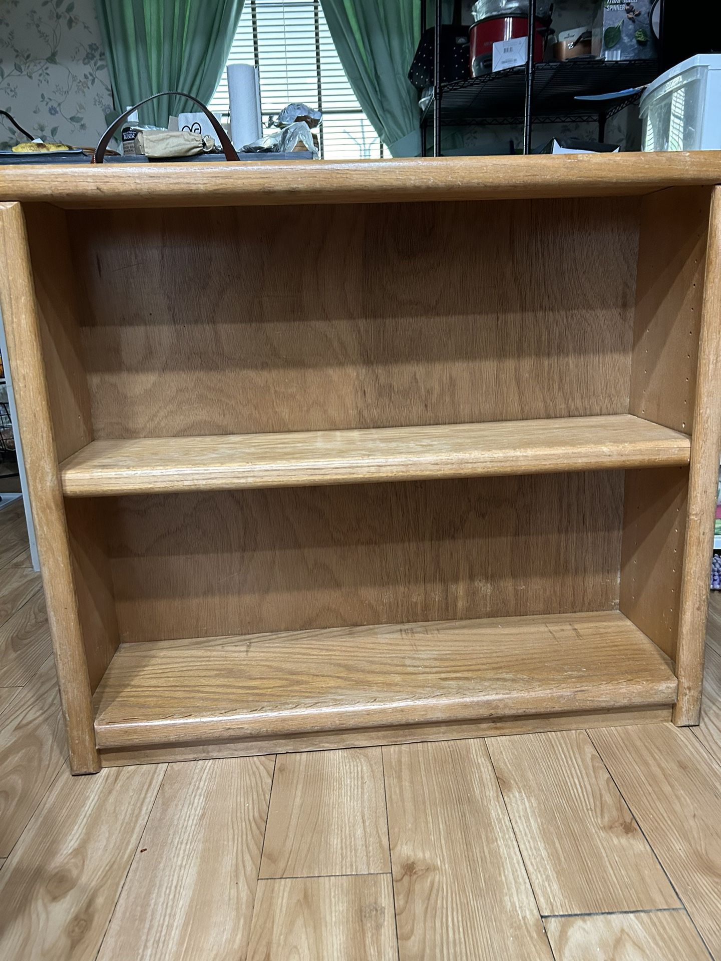 Three Shelf Wooden Bookcase
