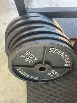 Olympic Weights 45lb Plates (6)